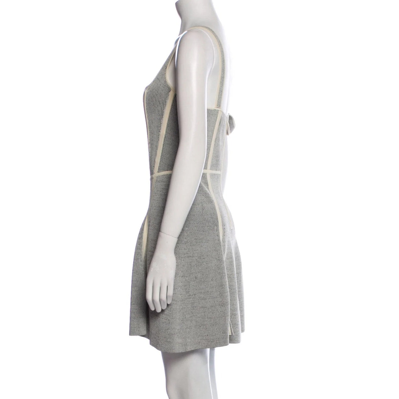 Rib Knit Corset Mini Dress