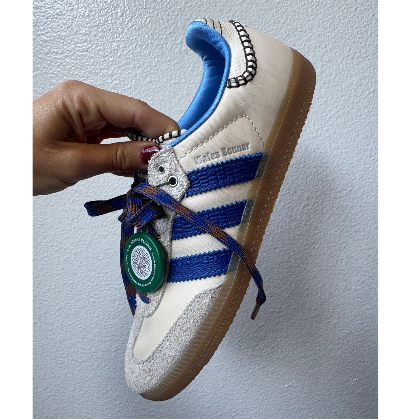 Adidas x Wales Bonner Samba "Wonder Clay Royal Blue" Sneakers