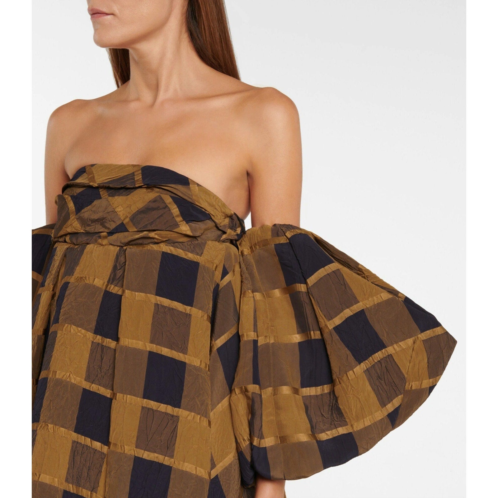 Katerina Checked Minidress