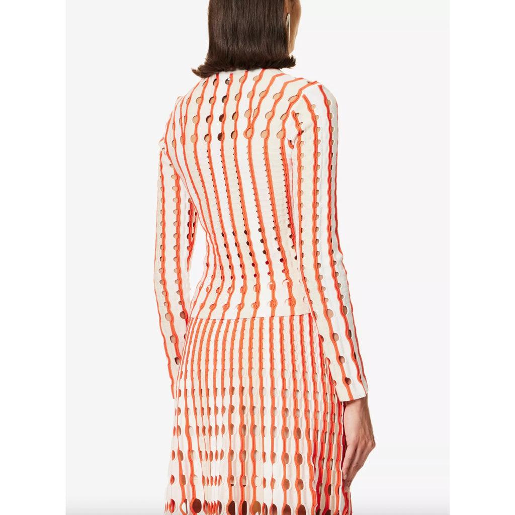 Tiana Cut-Out Knitted Top & Jax/Larken Midi Skirt SET