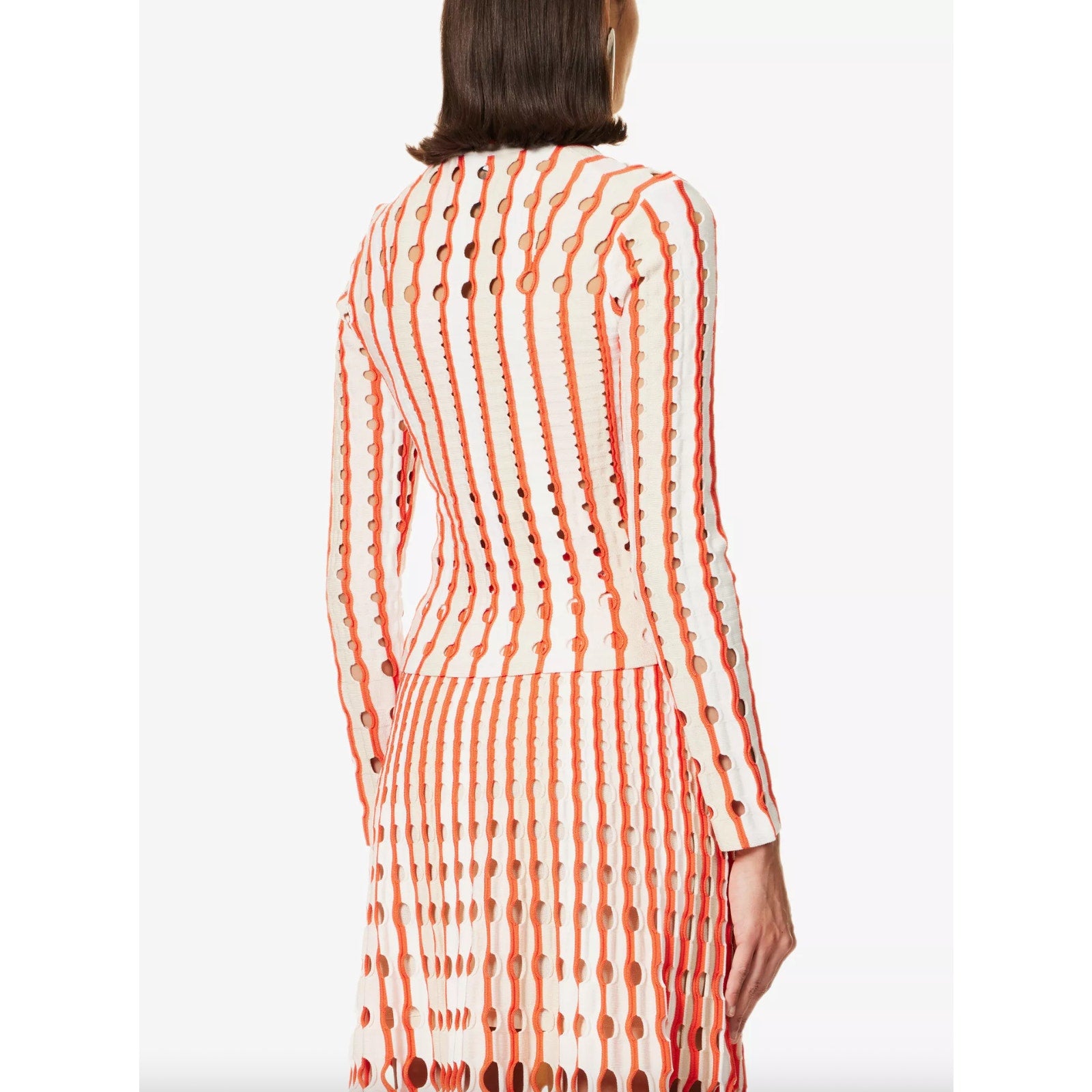 Tiana Cut-Out Knitted Top & Jax/Larken Midi Skirt SET