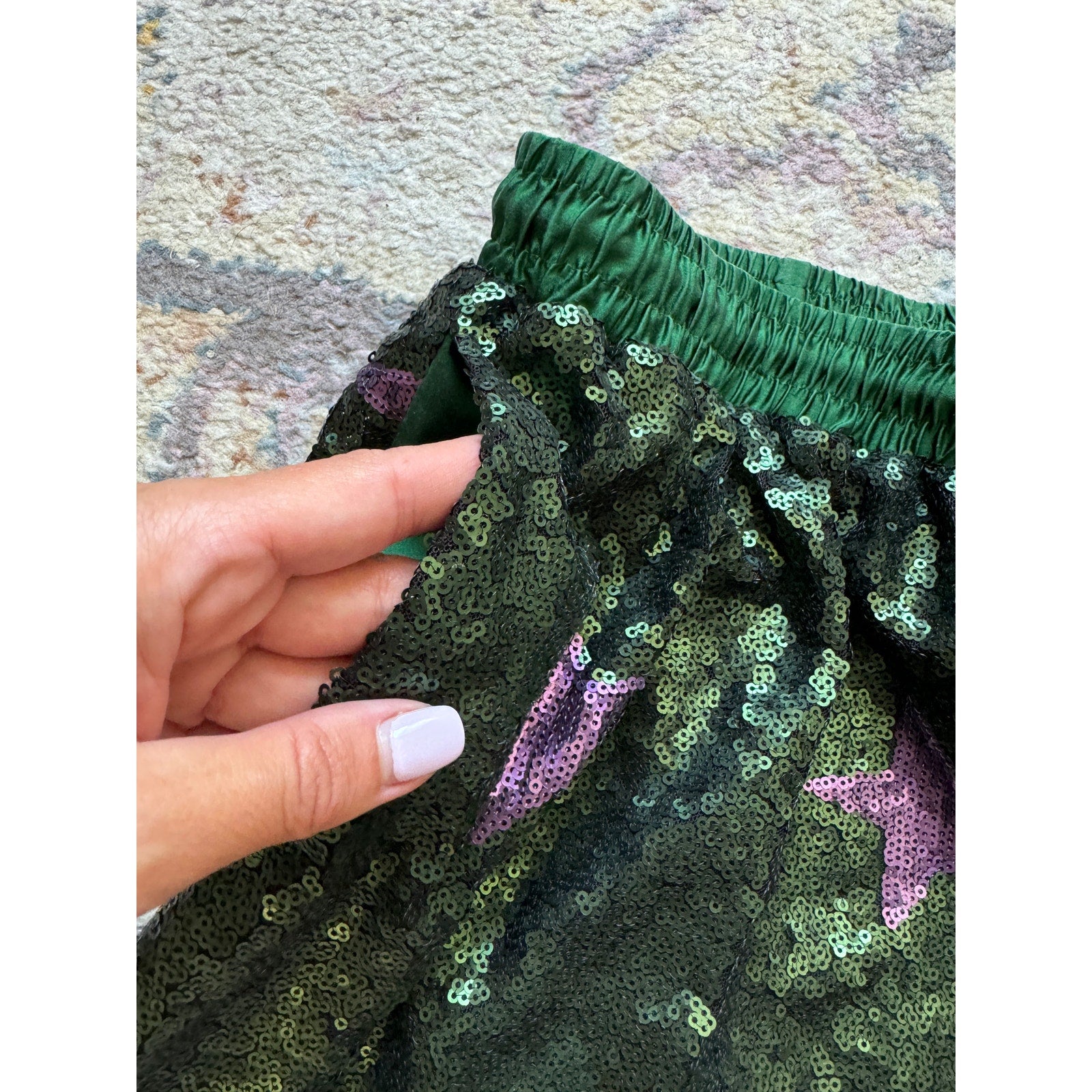 Sequin Running Short