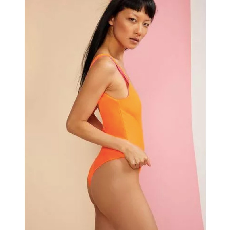 Reversible Love Dove One Piece Bathing Suit