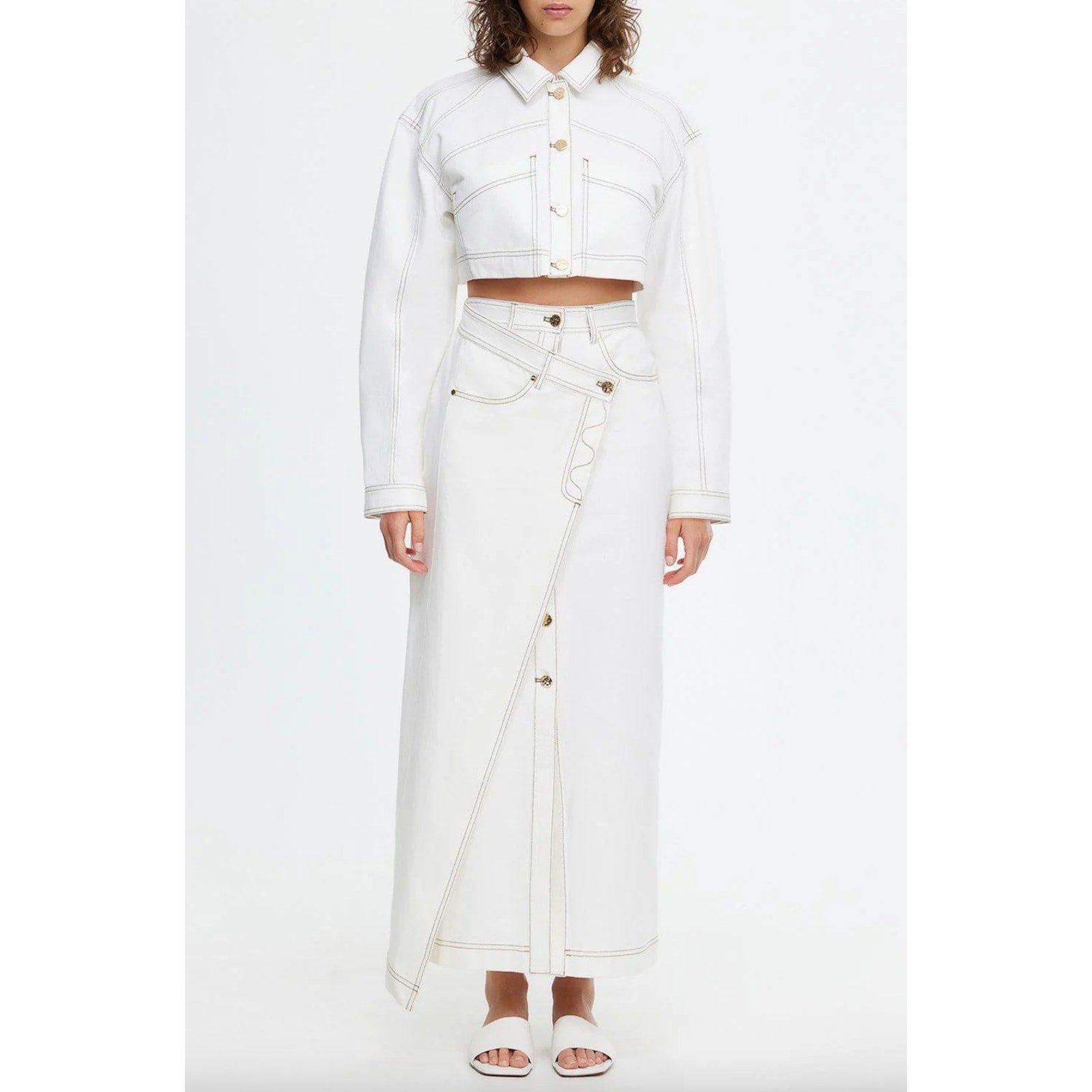 Amesbury Skirt in Ivory