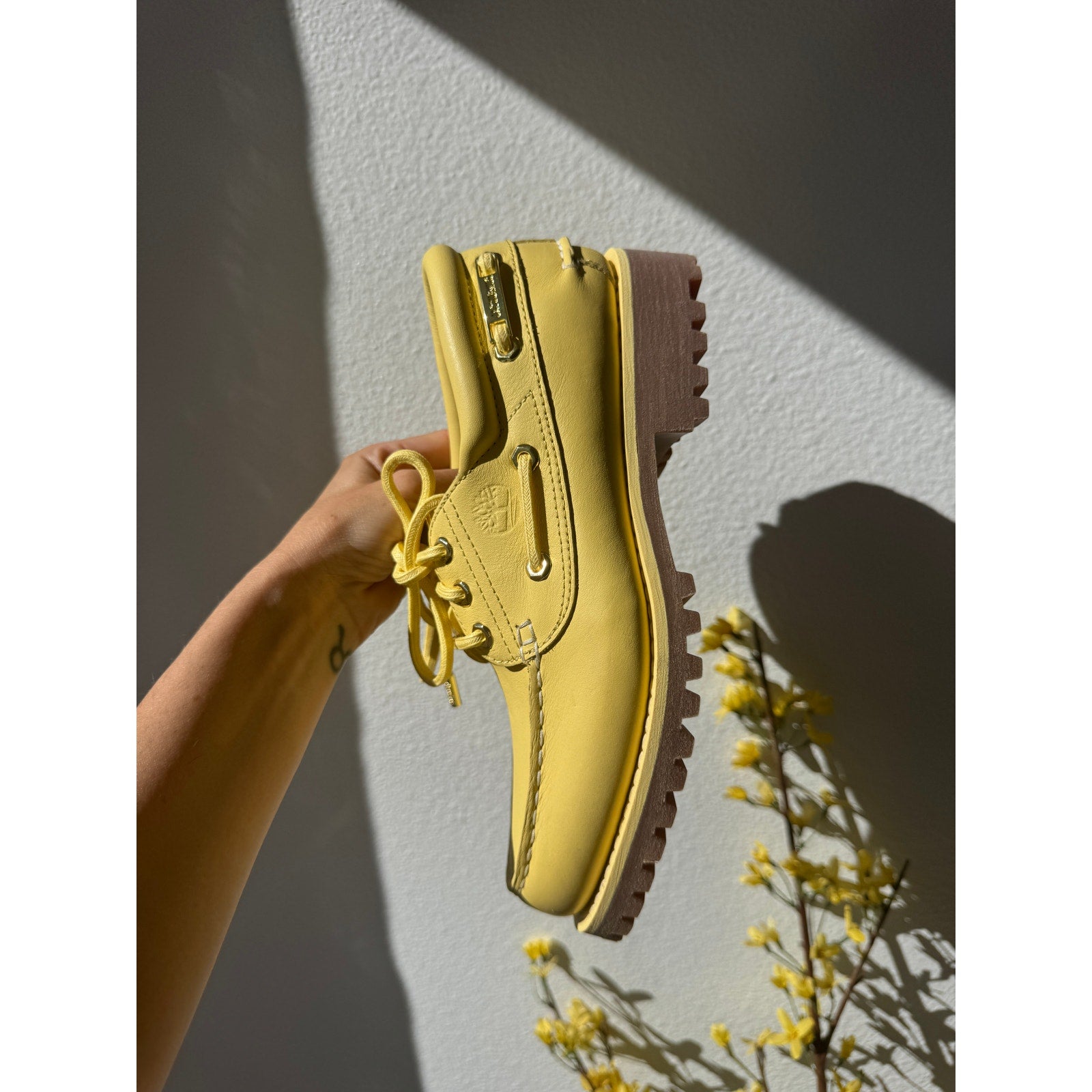 The JACQUEMUS + TIMBERLAND Boat Shoe
