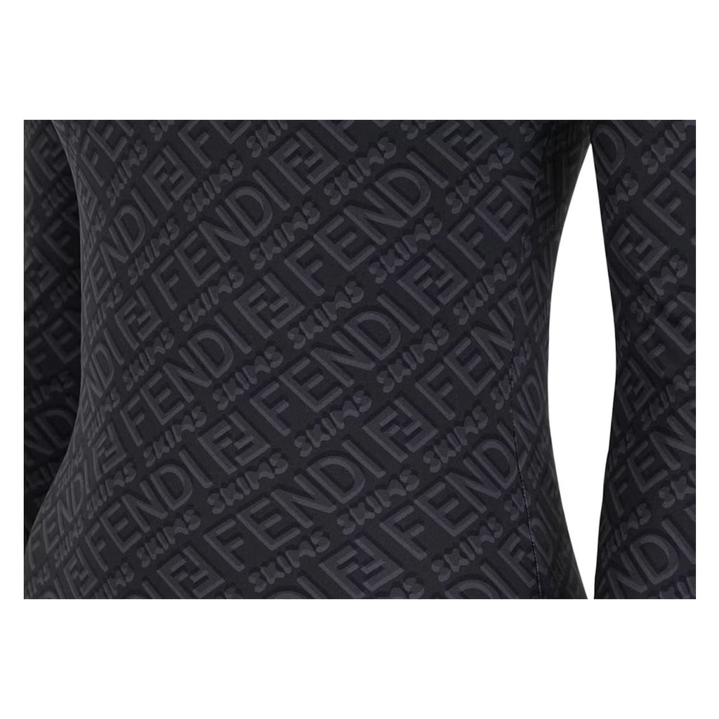 Fendi x SKIMS Mock Neck Long Sleeve Bodysuit