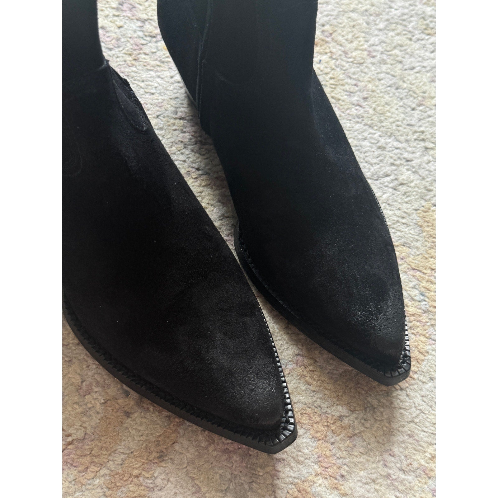 Lukas Black Heeled Ankle Boot