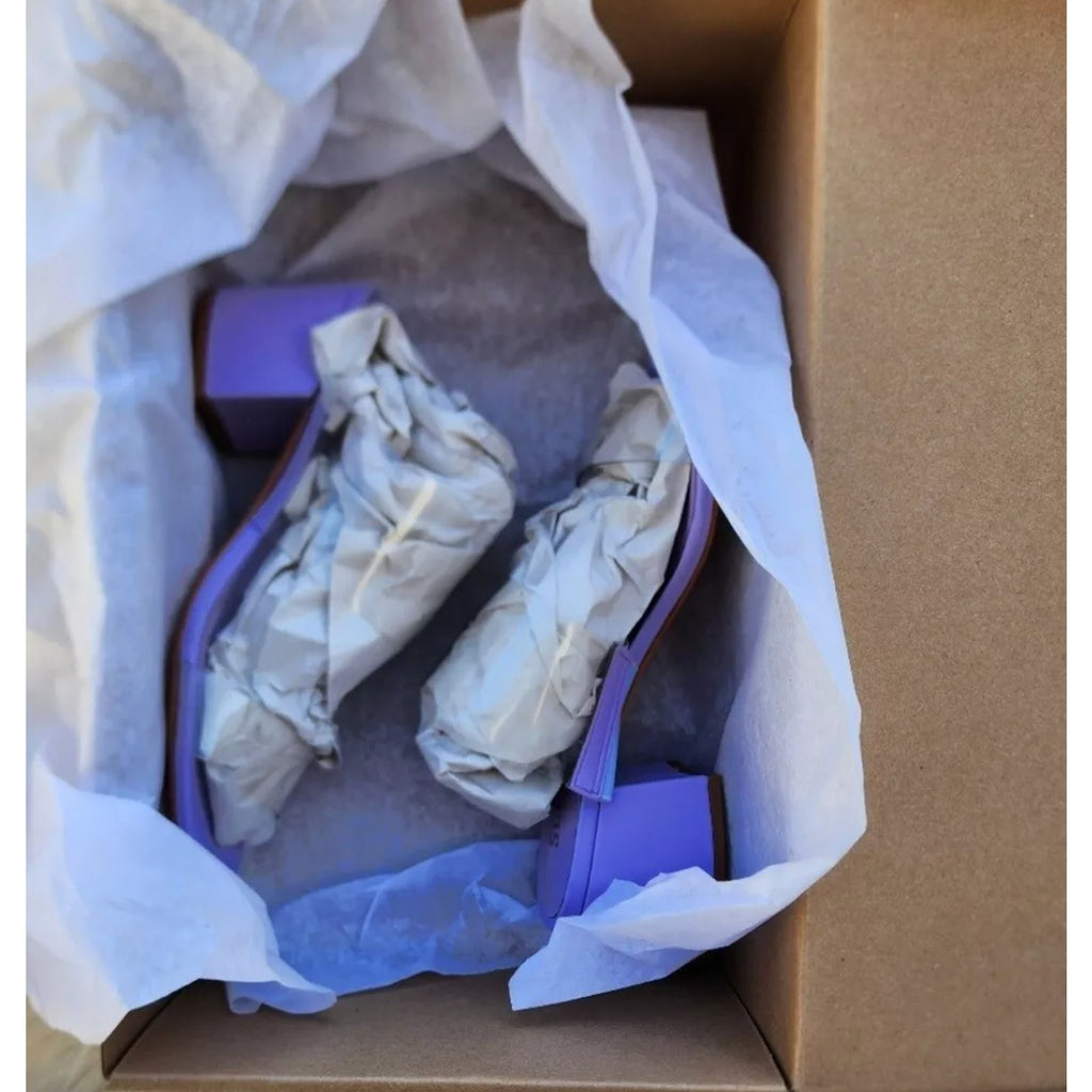 Victorie Nappa Leather & Vinyl Sandal