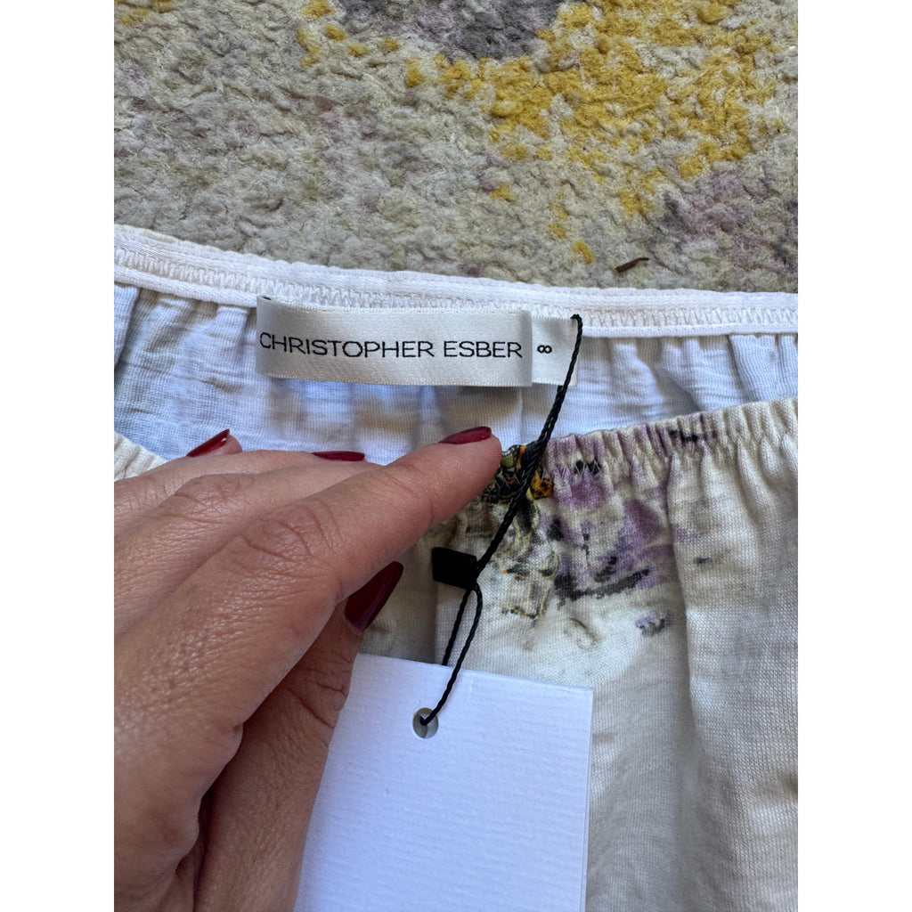 Absence Crushed Jersey Micro Skirt