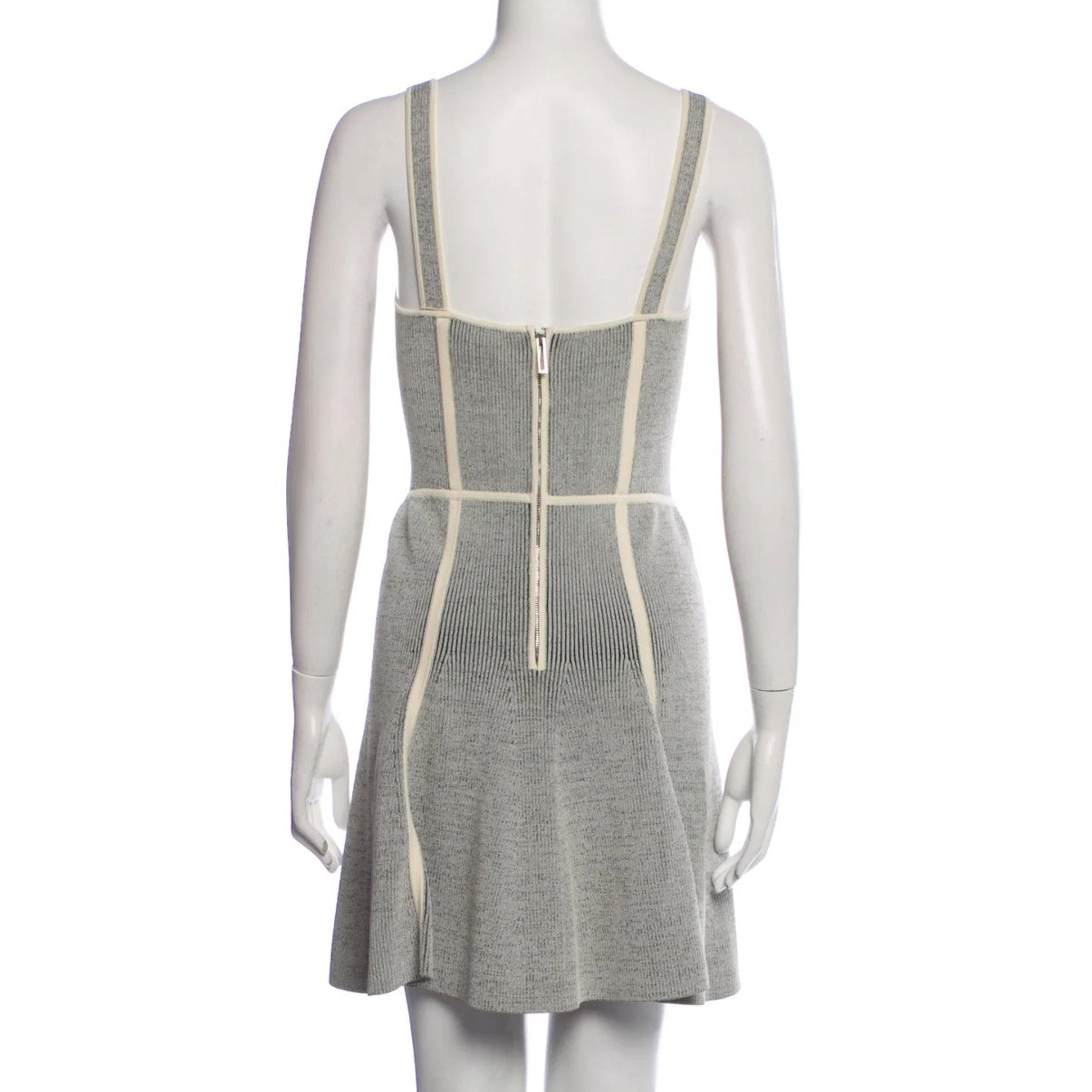 Rib Knit Corset Mini Dress