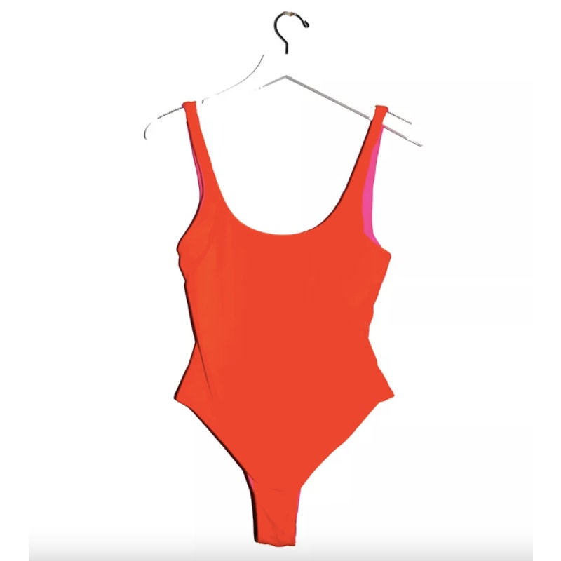 Reversible Love Dove One Piece Bathing Suit