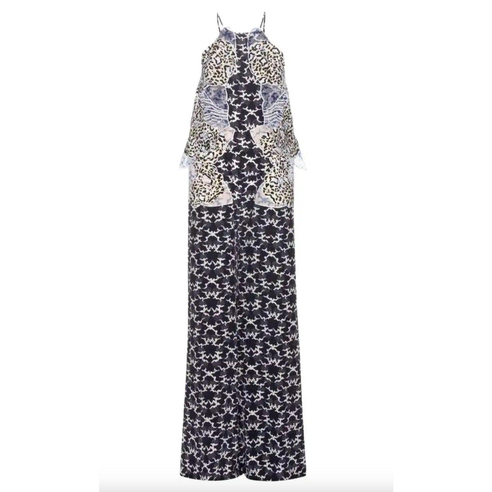 Applique Silk Jumpsuit