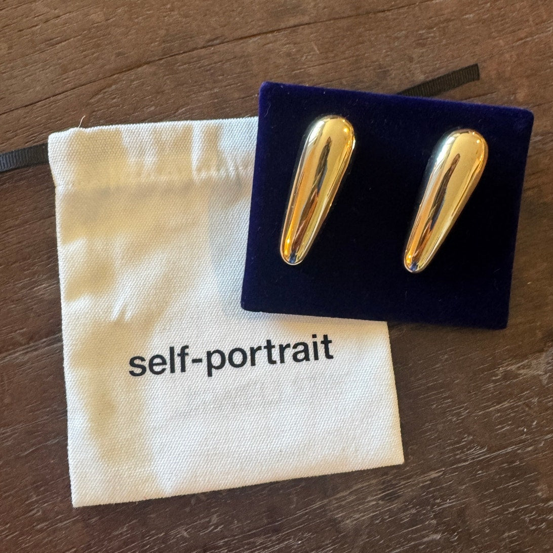 Gold Bar Earrings