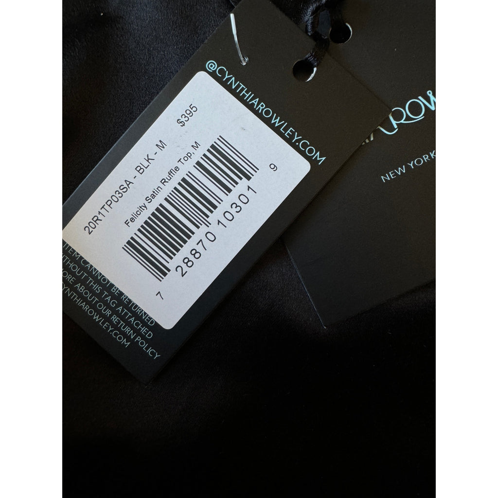 Felicity Satin Ruffle Top