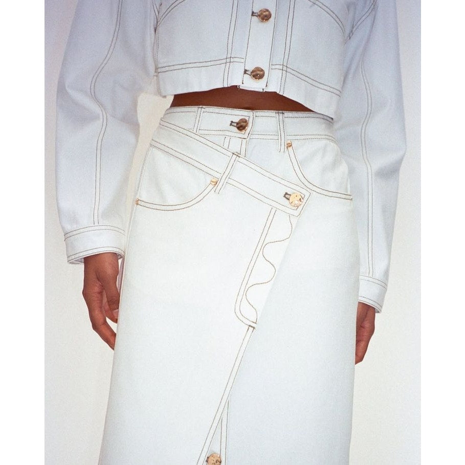 Amesbury Skirt in Ivory