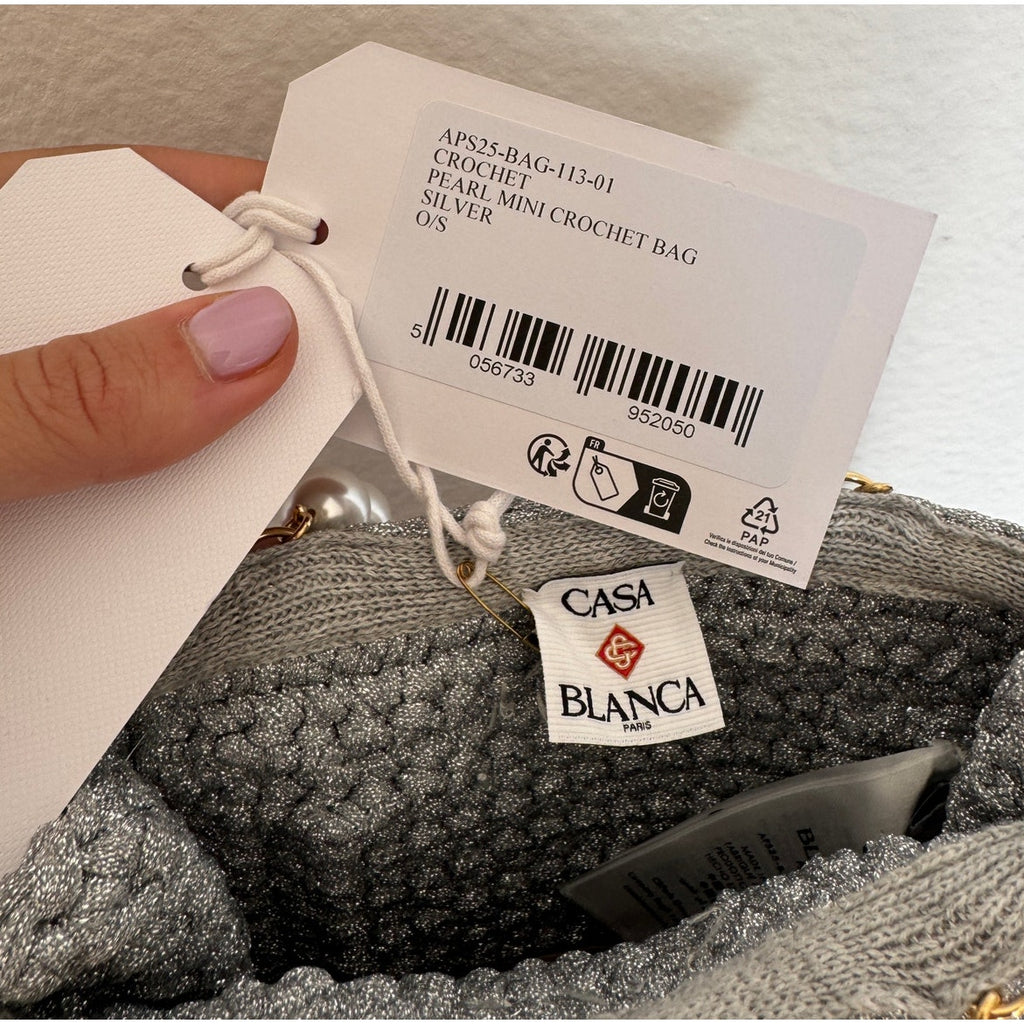 Pearl Mini Crochet Bag