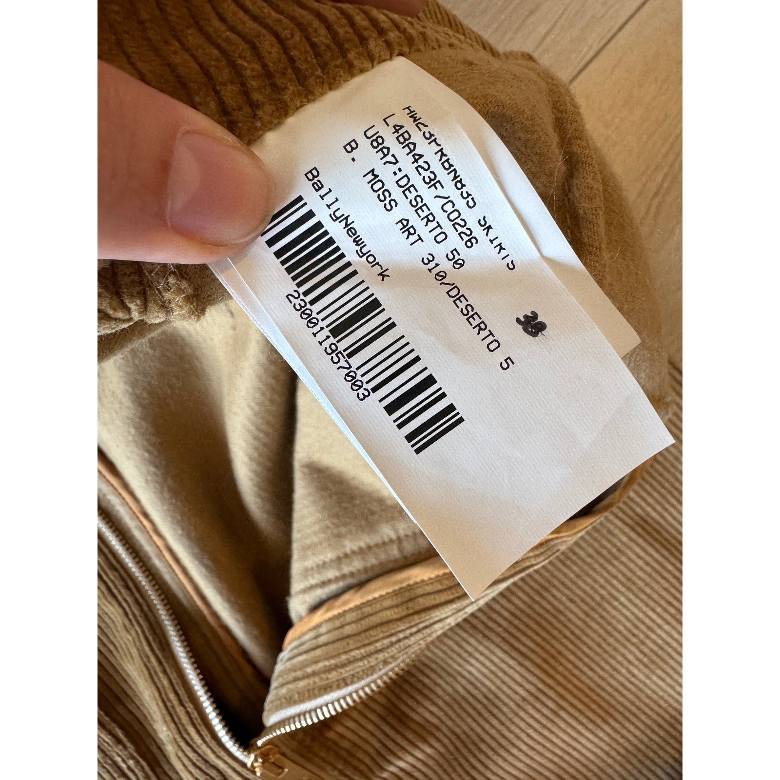 Corduroy Midi Pencil Skirt