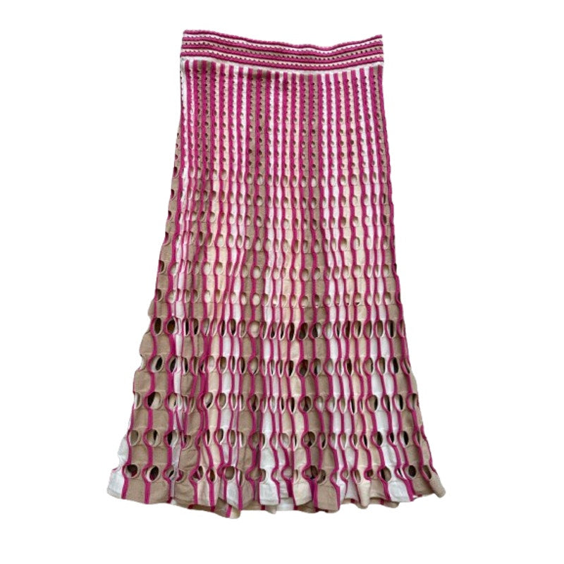 Tiana Cut-Out Knitted Top & Jax/Larken Midi Skirt SET