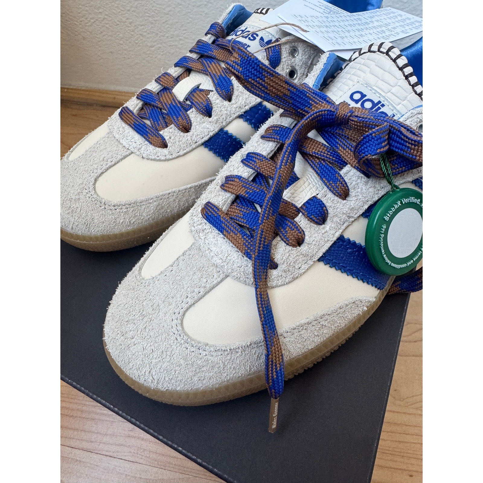 Adidas x Wales Bonner Samba "Wonder Clay Royal Blue" Sneakers