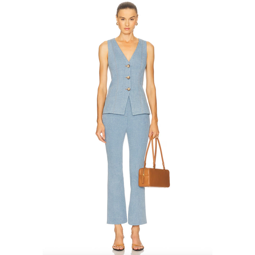 Avalina Denim Vest & Hawthorne Pant SET