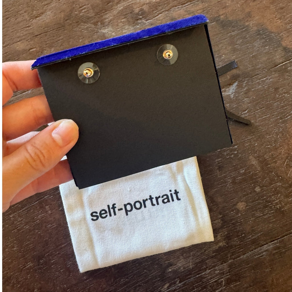 Gold Crystal Bar Earrings