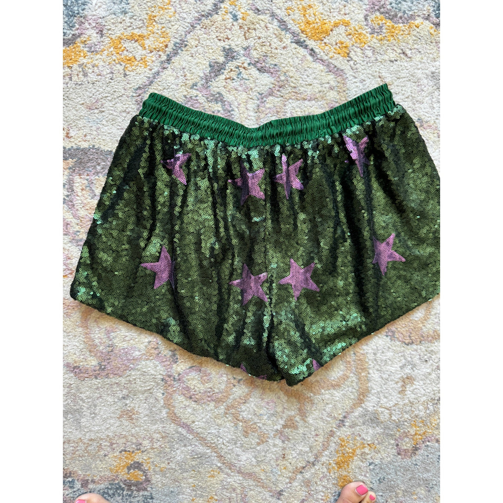 Sequin Running Short