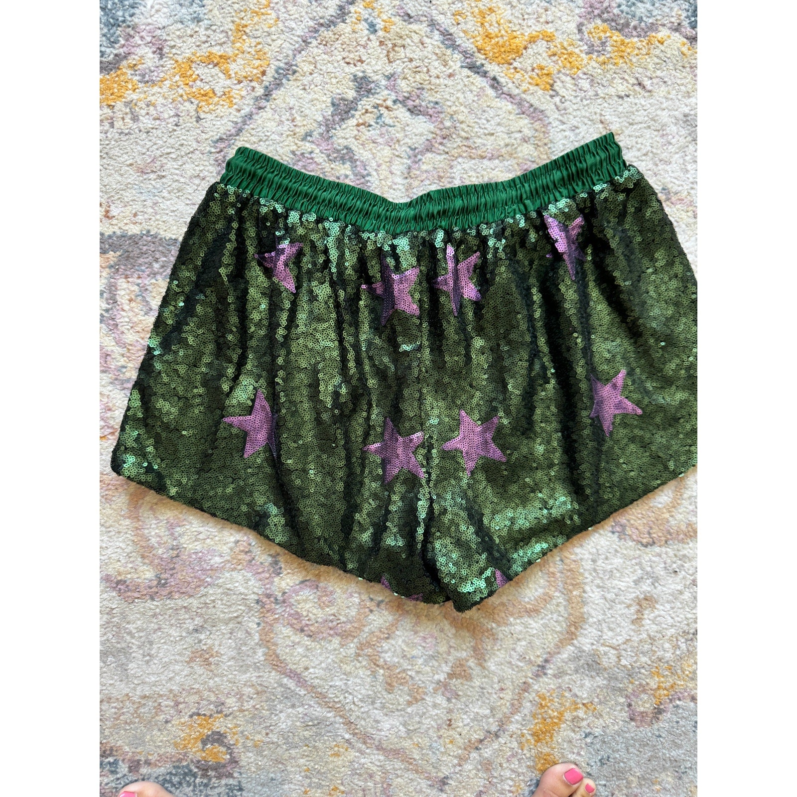 Sequin Running Short
