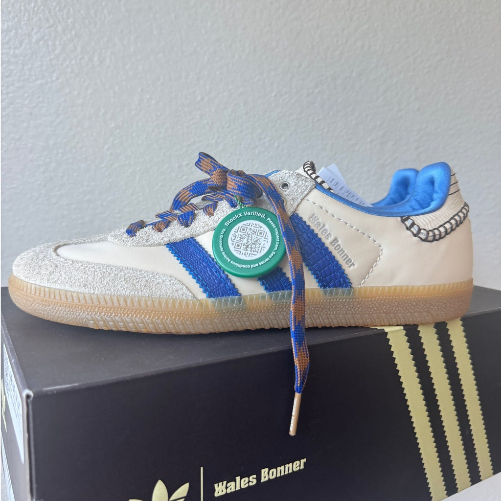 Adidas x Wales Bonner Samba "Wonder Clay Royal Blue" Sneakers