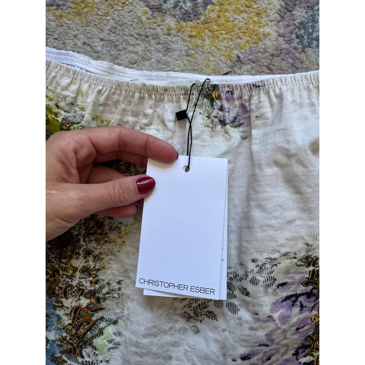 Absence Crushed Jersey Micro Skirt