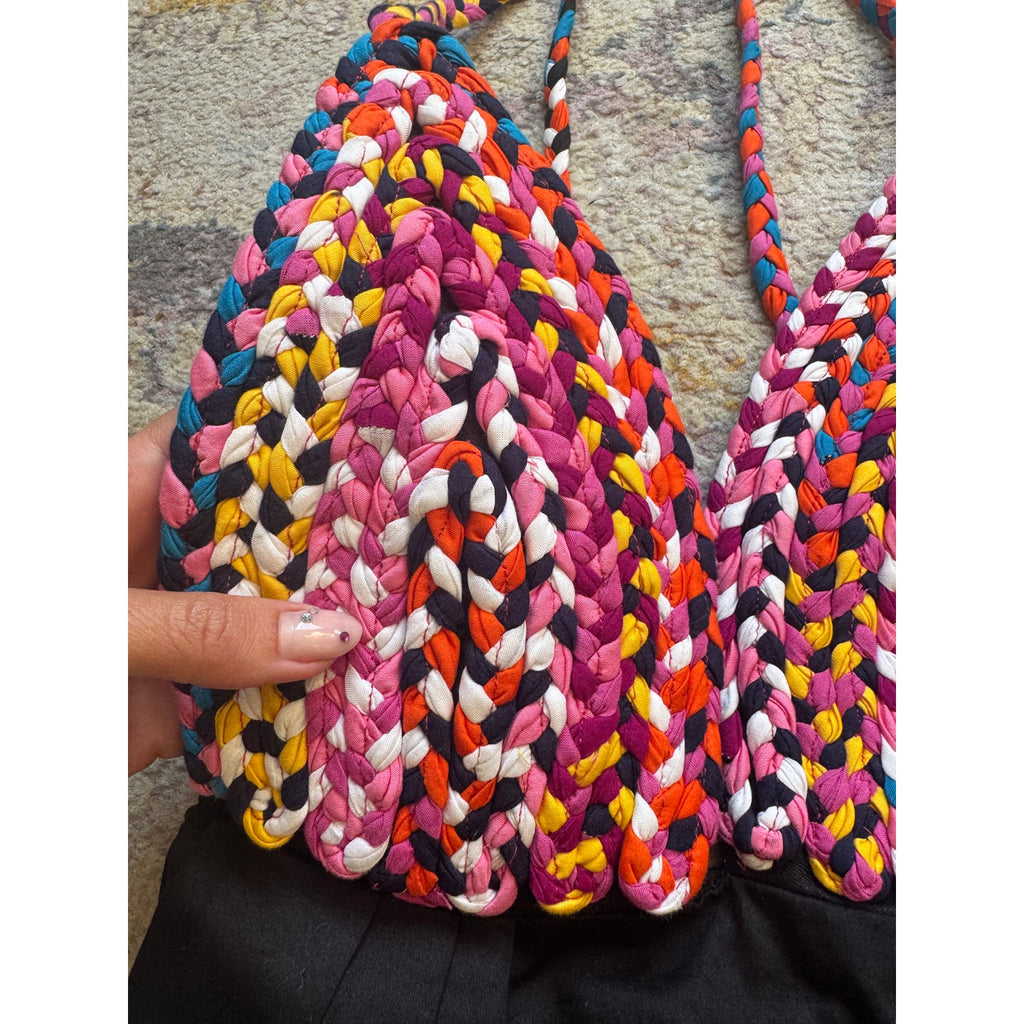 Jutta Braided Open Back Midi Dress