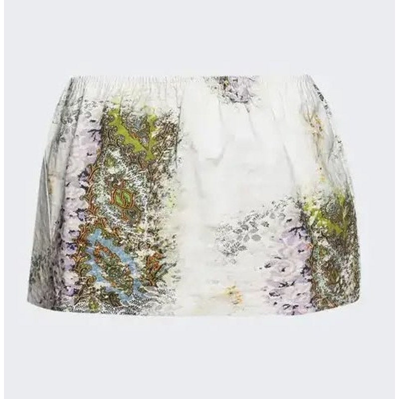 Absence Crushed Jersey Micro Skirt