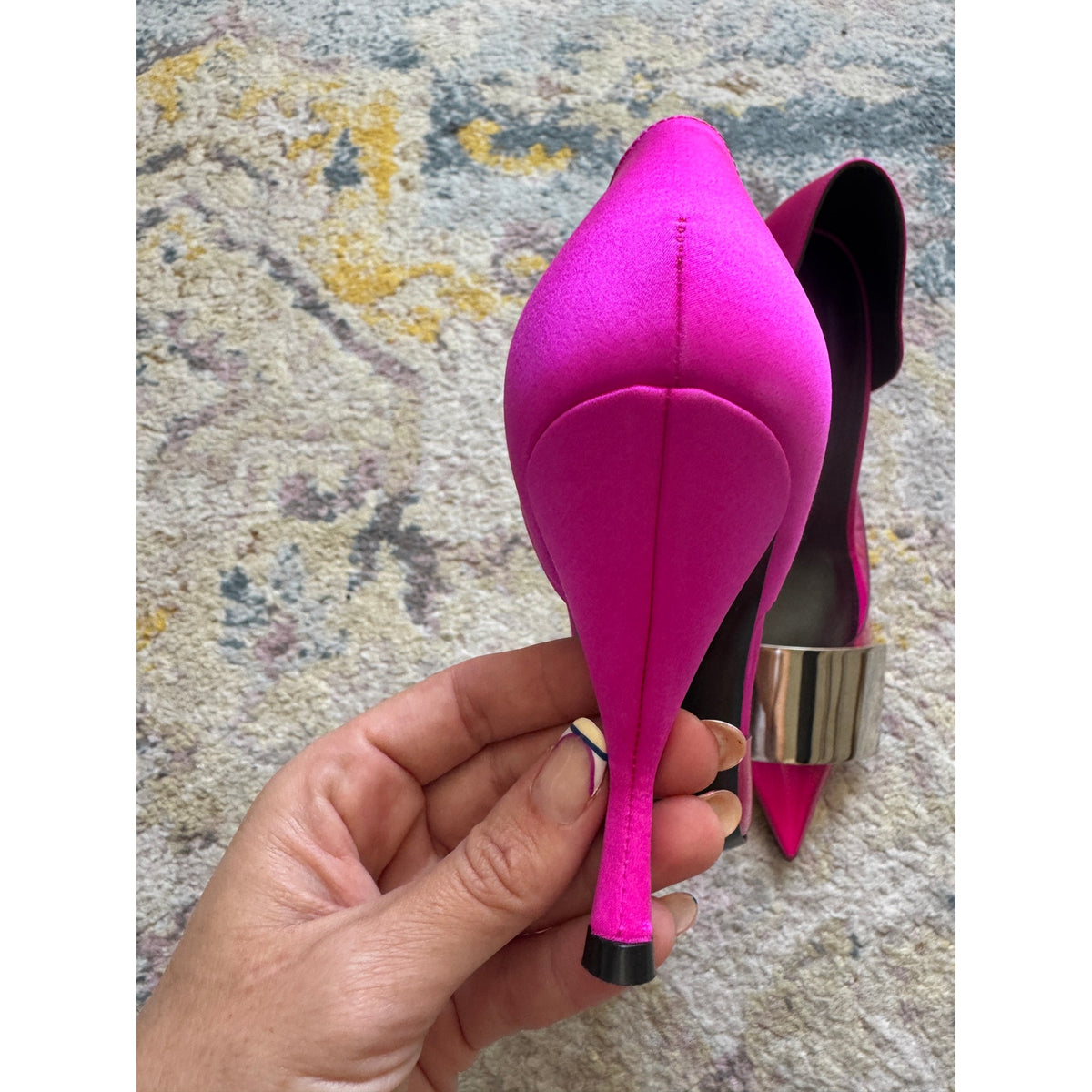 Satin Pumps