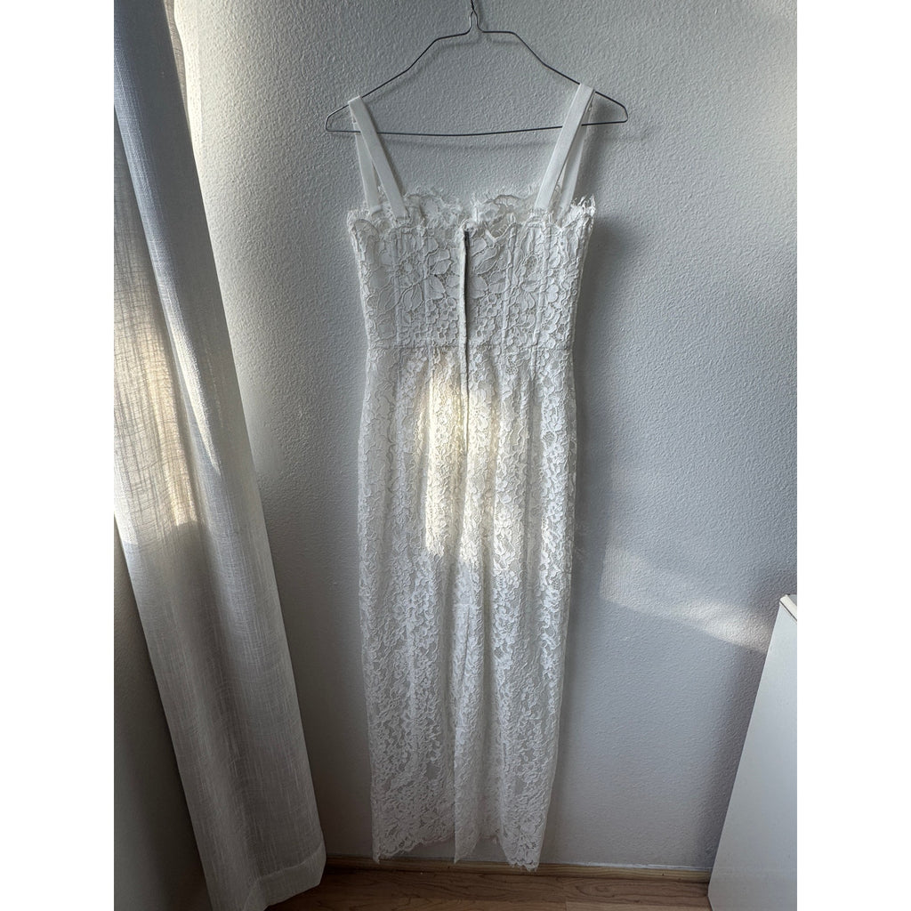 The Lace Column Dress