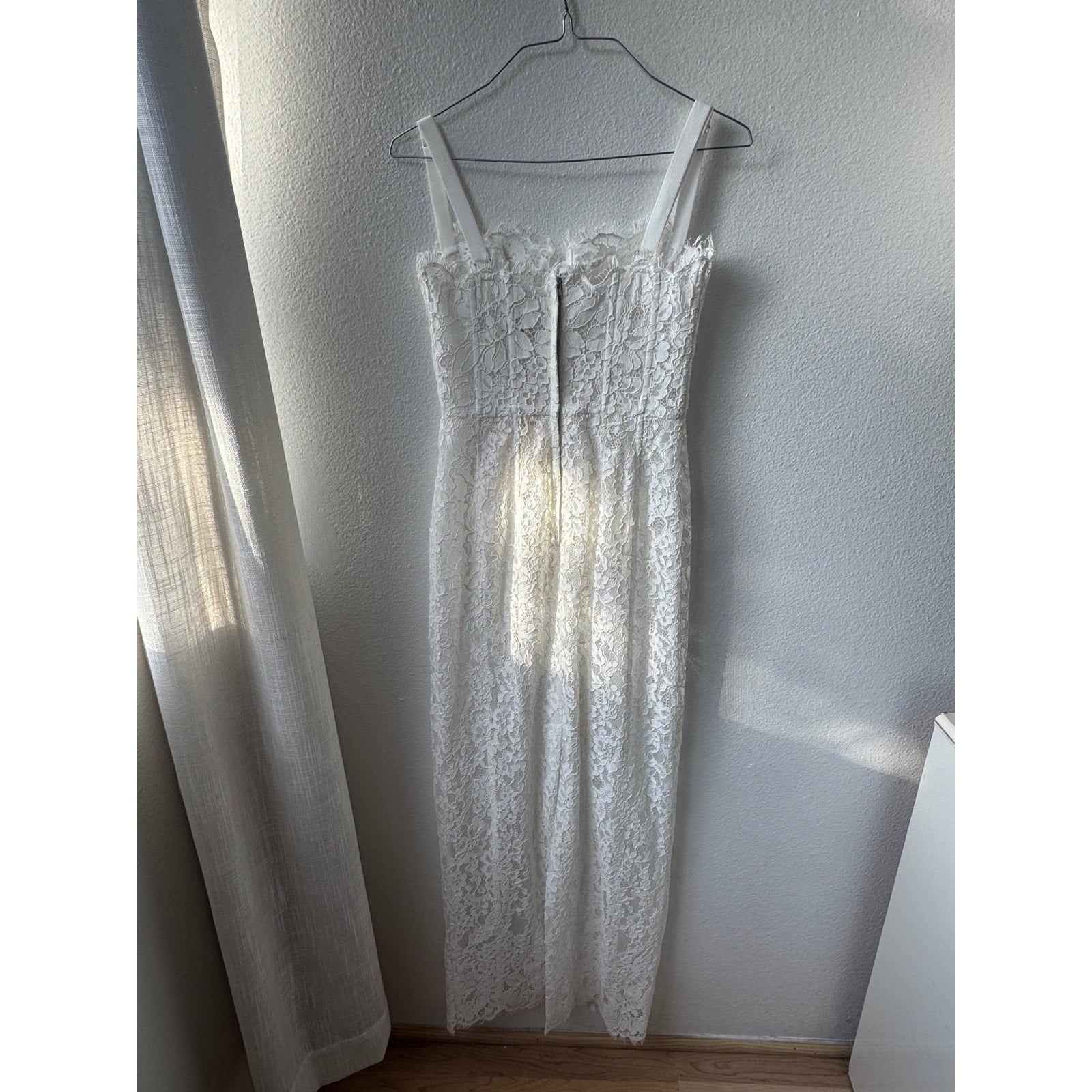 The Lace Column Dress