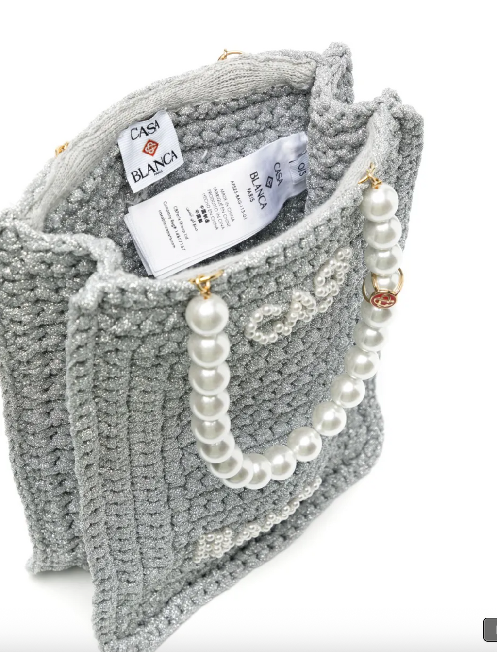 Pearl Mini Crochet Bag