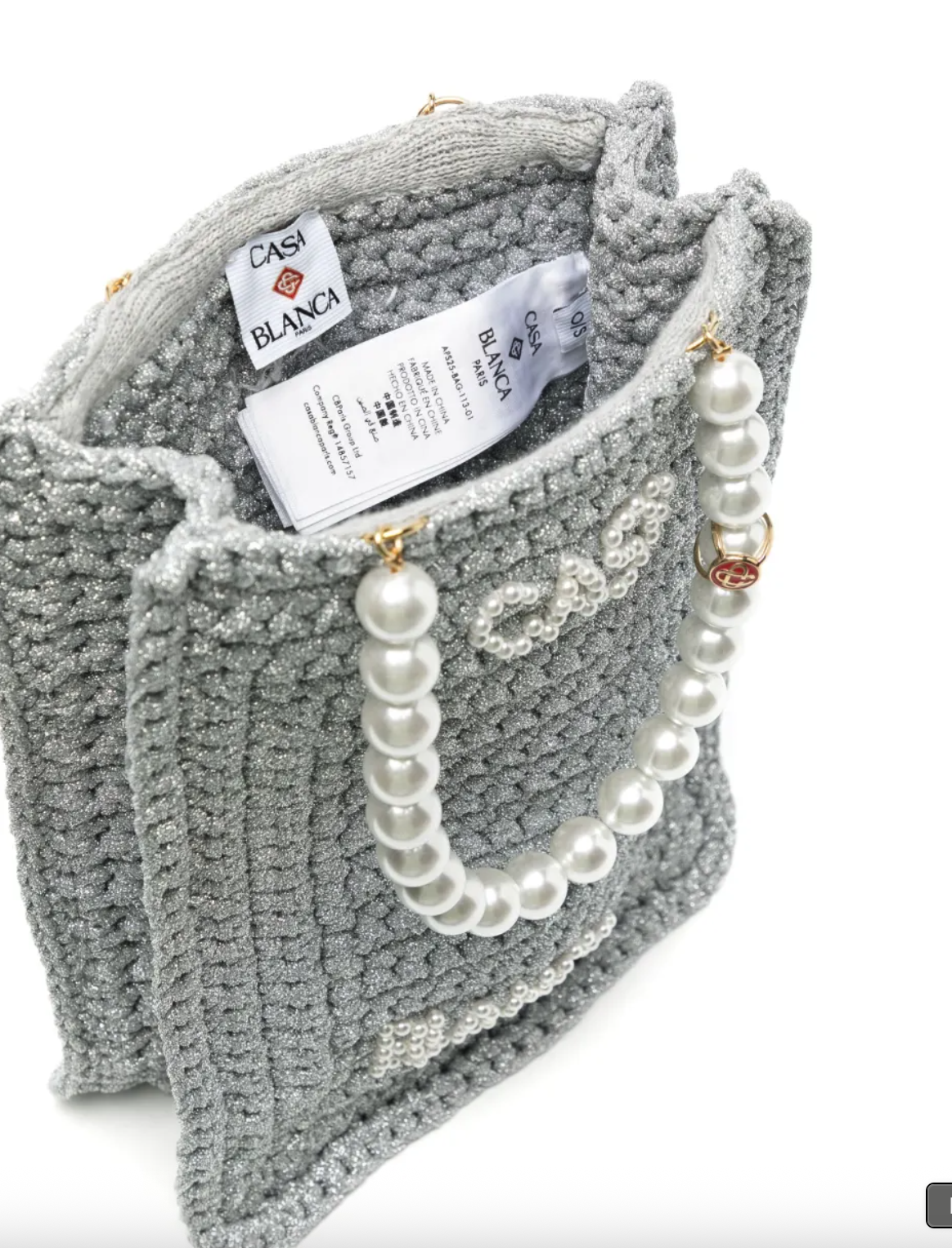 Pearl Mini Crochet Bag