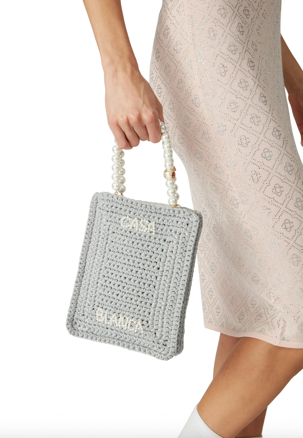 Pearl Mini Crochet Bag