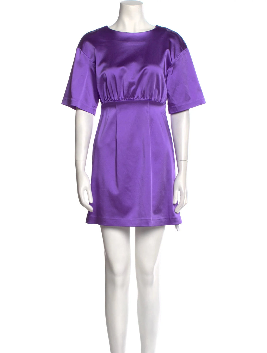 Rush Stretch Satin Mini Dress