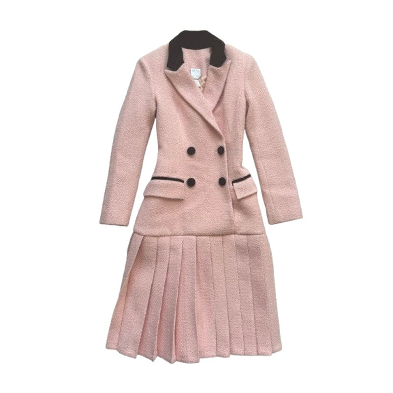 Double-Breasted Blazer Coat Dress