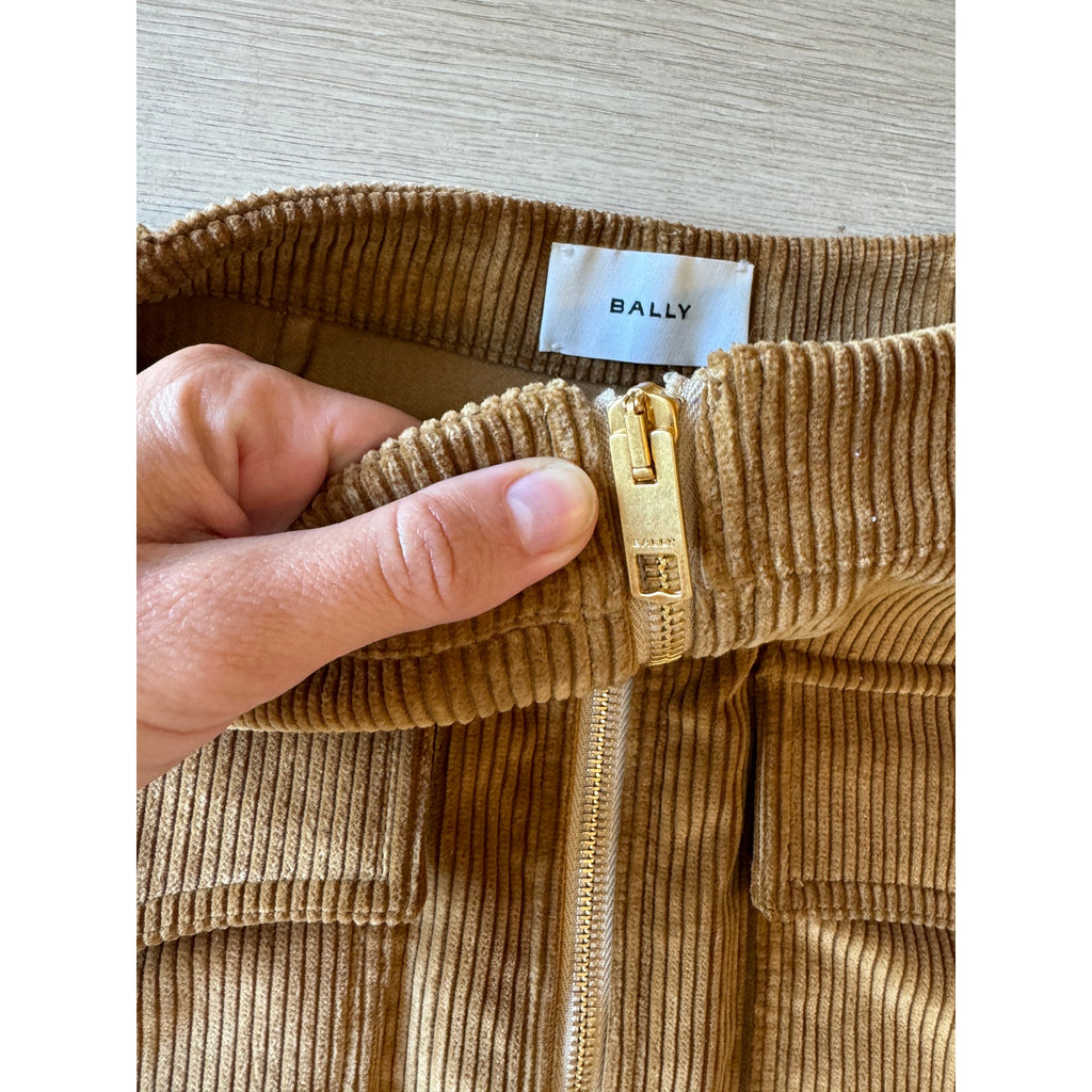 Corduroy Midi Pencil Skirt