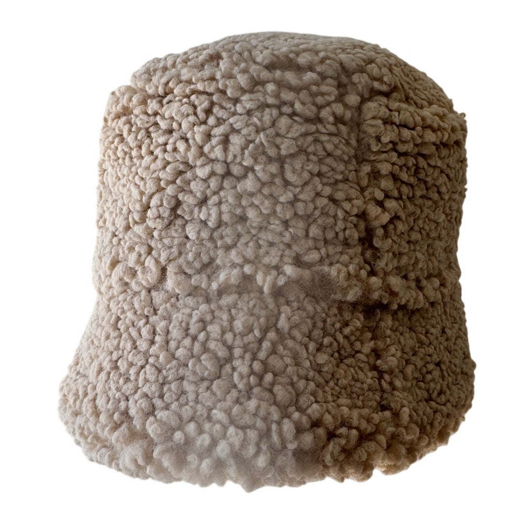 Logo-Embellished Faux Fur Bucket Hat