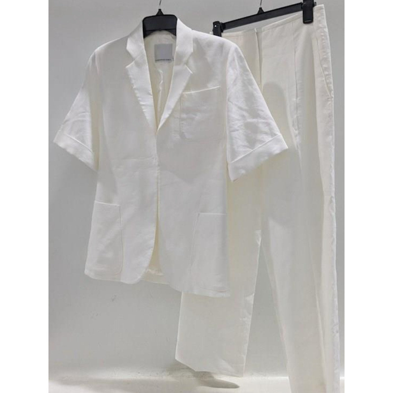 Short Sleeve Pocket Blazer & Low Rise Pant SET