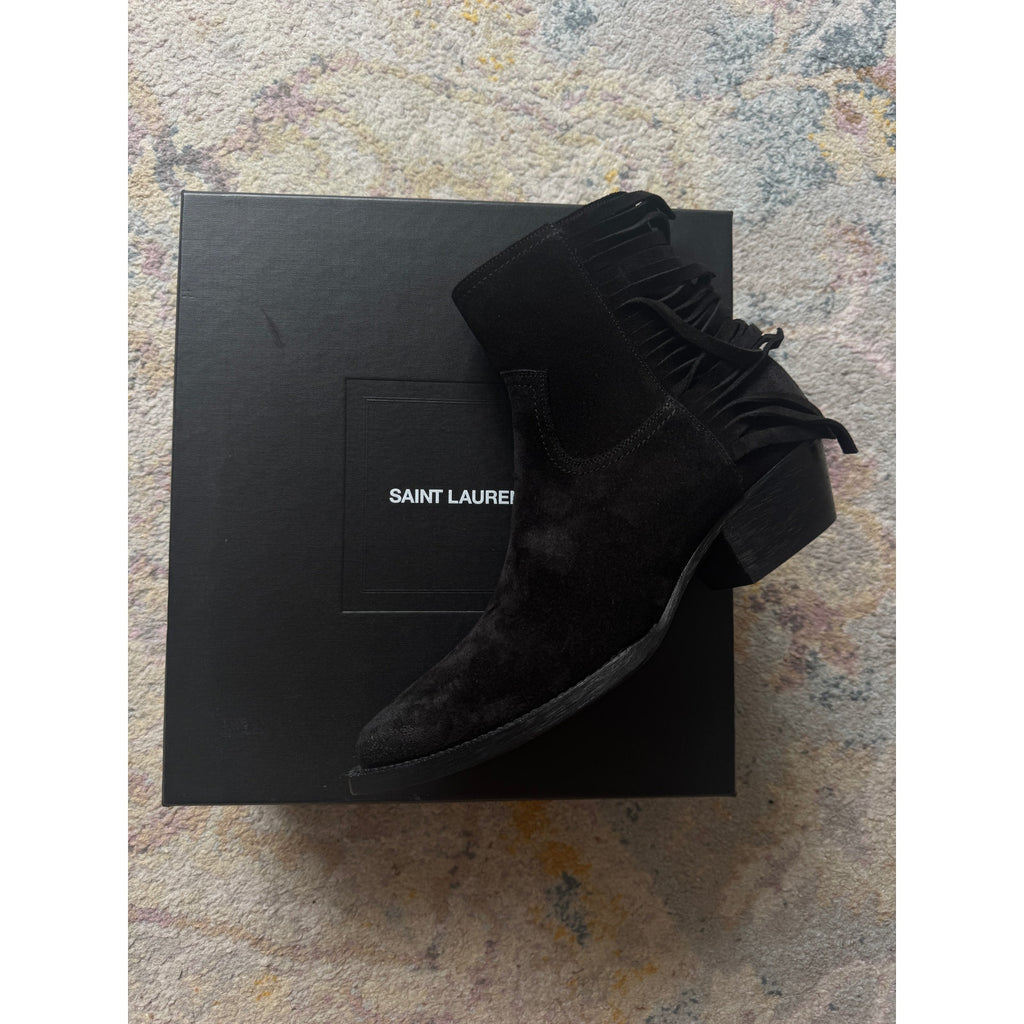 Lukas Black Heeled Ankle Boot