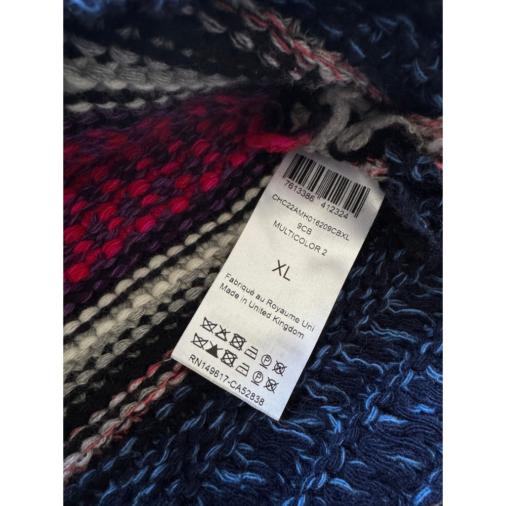 Striped Sleeveless Cashmere Sweater Vest