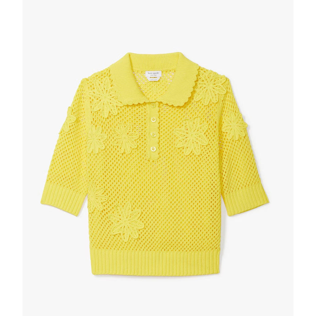 Crochet Knit Sweater & Midi Skirt SET