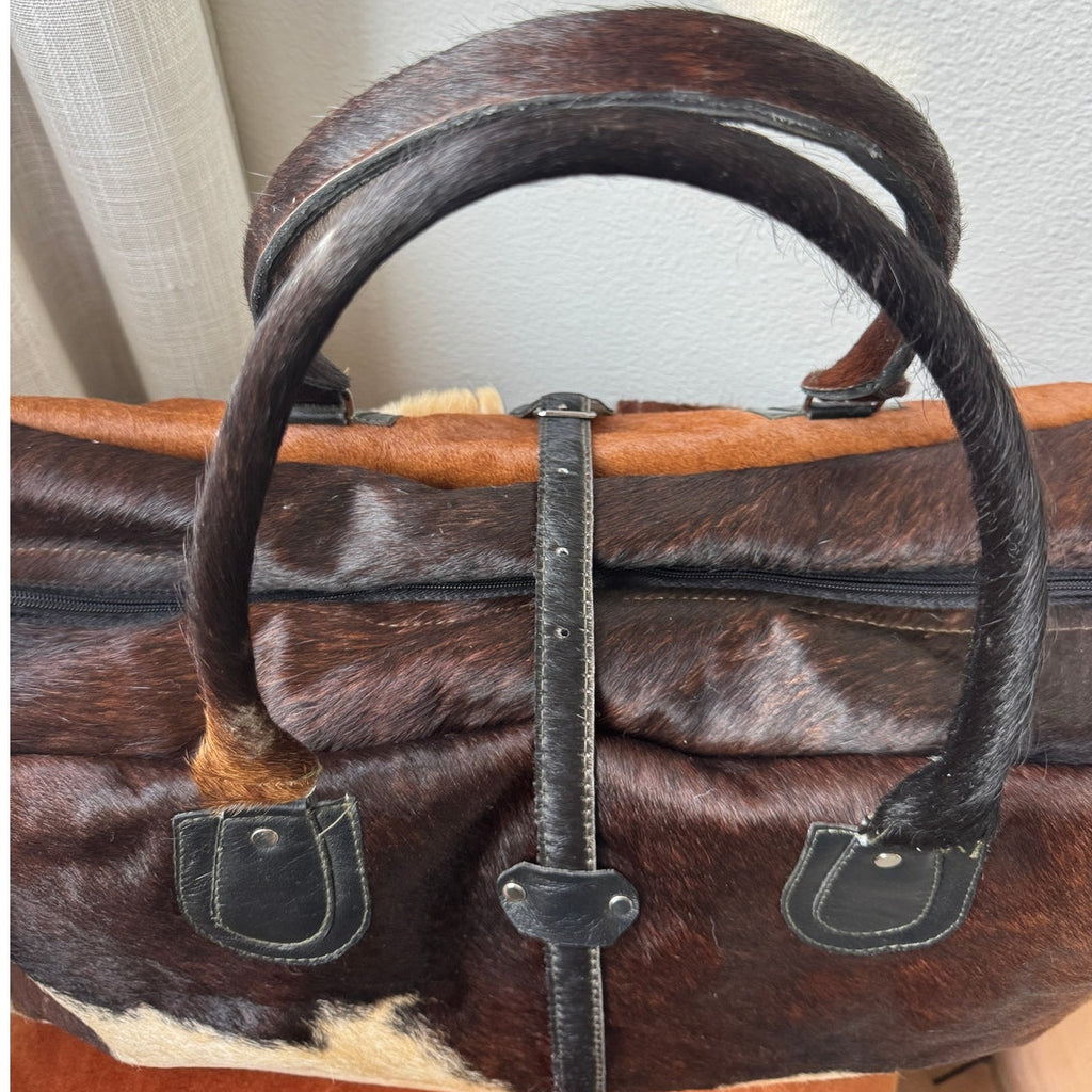 Handmade Cowhide Duffle Bag