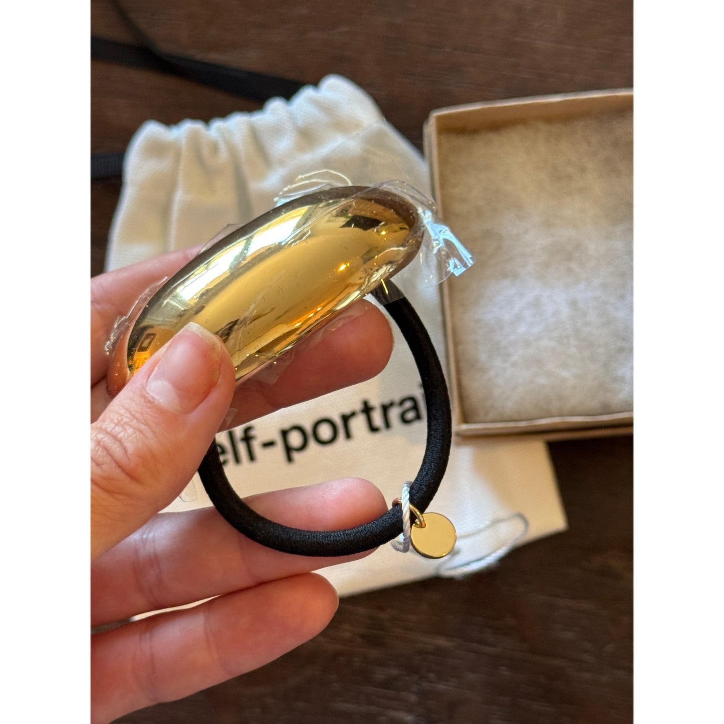 Gold Bar Hair Cuff
