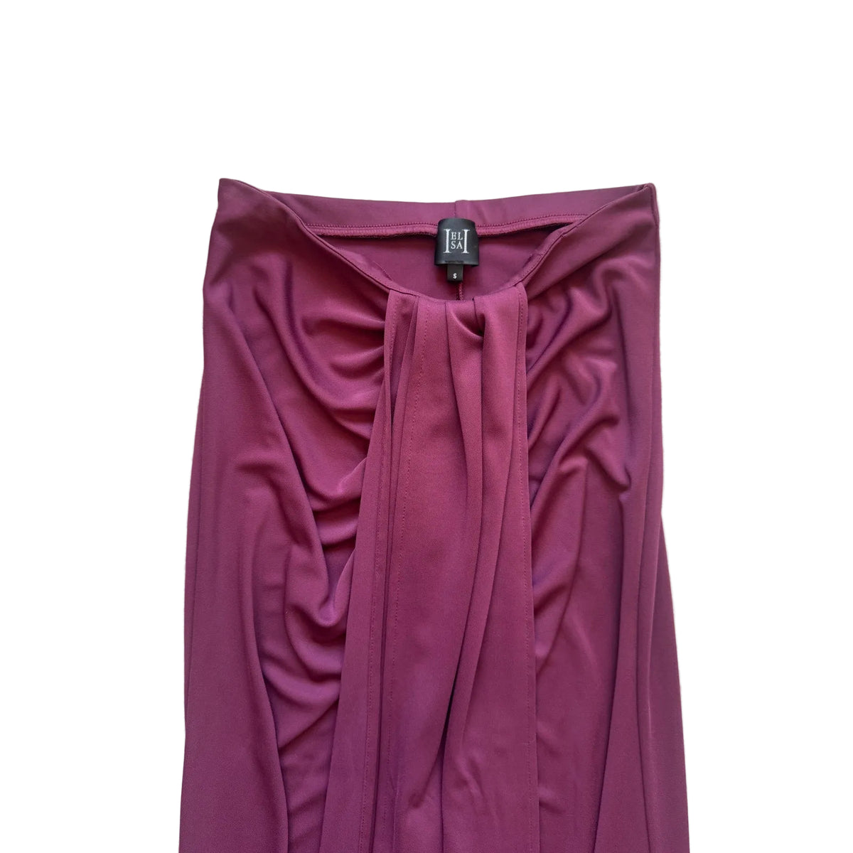 Matte Jersey Long Wrap Skirt
