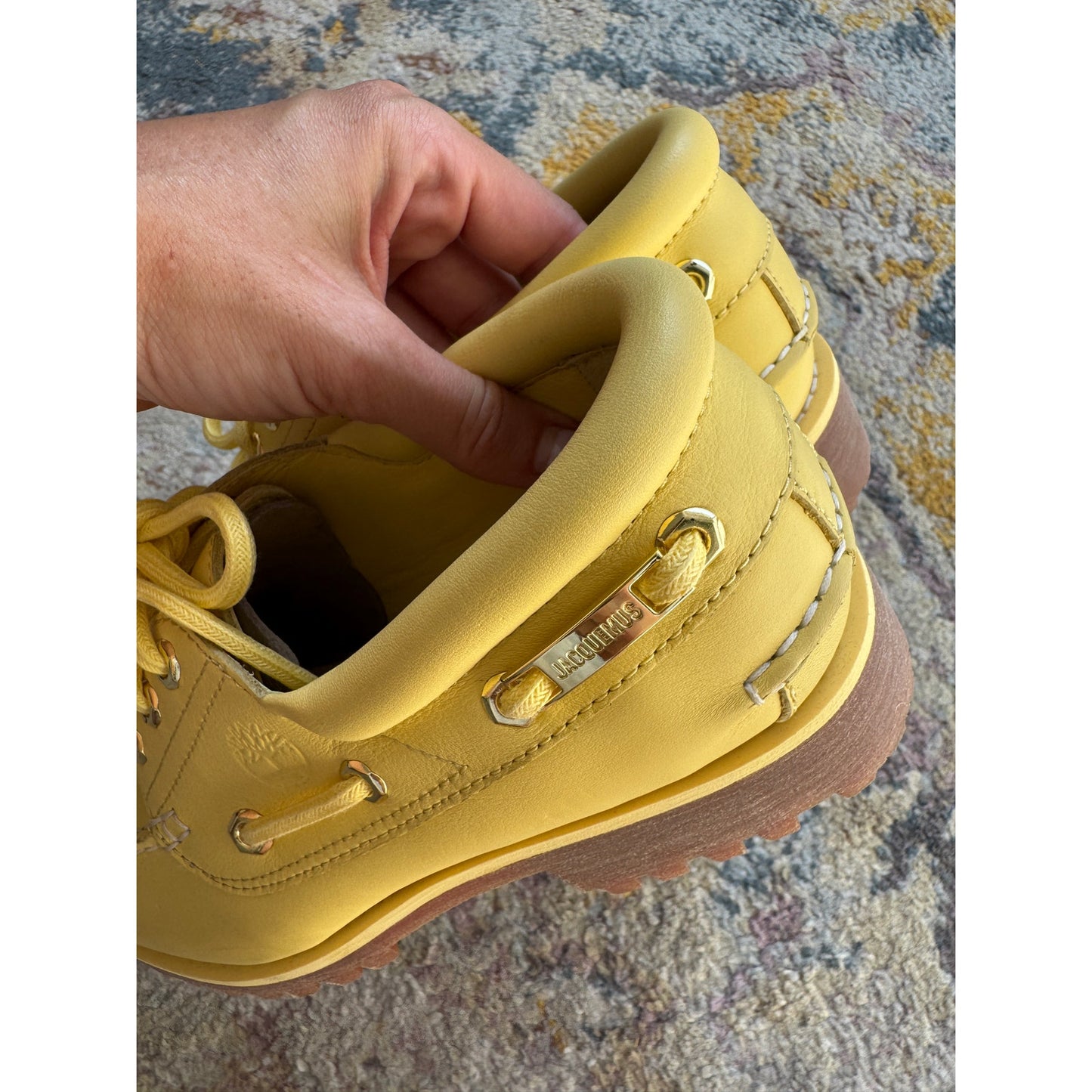 The JACQUEMUS + TIMBERLAND Boat Shoe