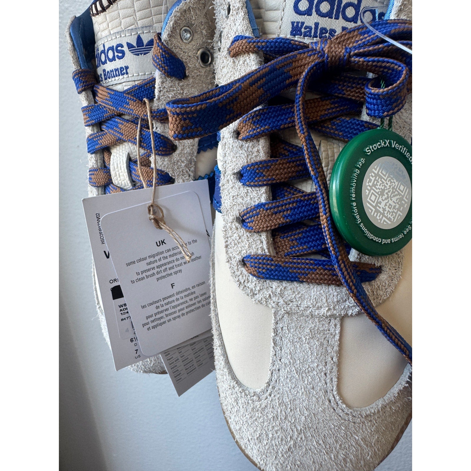 Adidas x Wales Bonner Samba "Wonder Clay Royal Blue" Sneakers